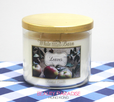 3-Wick Candle - White Barn - Leaves /411g