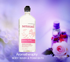 Aromatherapy - Body Wash & Foam Bath - Sensual - Jasmine Vanilla /295ml